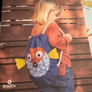 New in Box Koala Crate imagine play and learn. Puffer fish backpack.